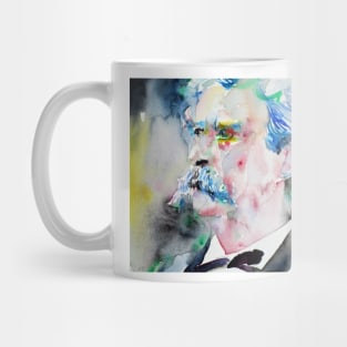 MARK TWAIN watercolor portrait .4 Mug